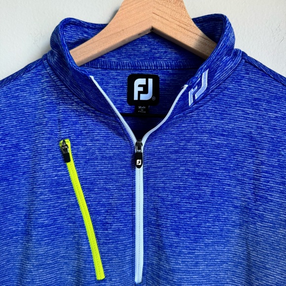 FootJoy Titleist Performance 1/2 Zip Golf Pullover Blue Men’s Medium Jacket - Picture 2 of 11
